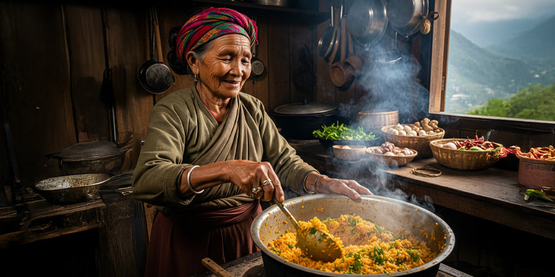 Kharzi - Sikkimese Buddhist Spiced Rice