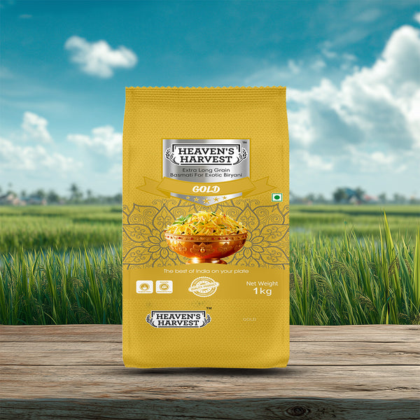 Extra Long Grain Basmati for Exotic Biryani - Gold